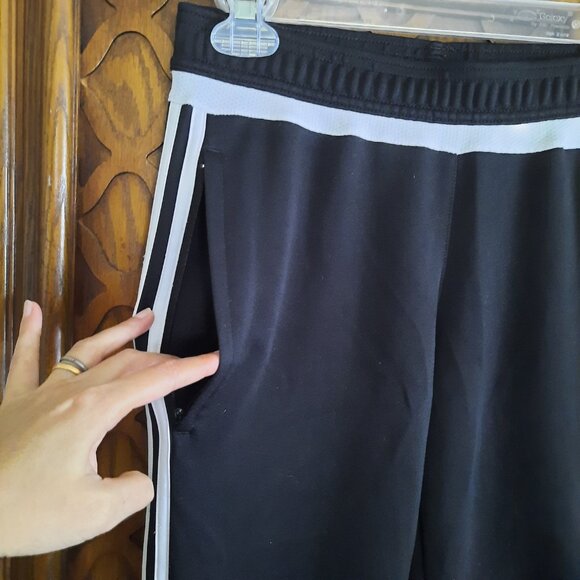 ADIDAS Climacool Tiro 15 Soccer Track Pants Style M64030 - Black/White, S - Picture 5 of 16